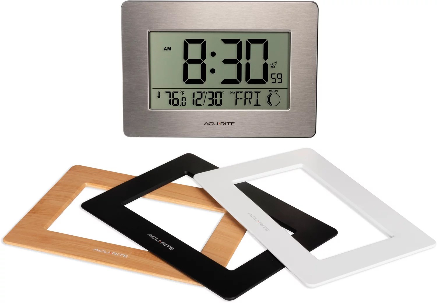 AcuRite Wireless Digital Wall and Tabletop Clock | Academy