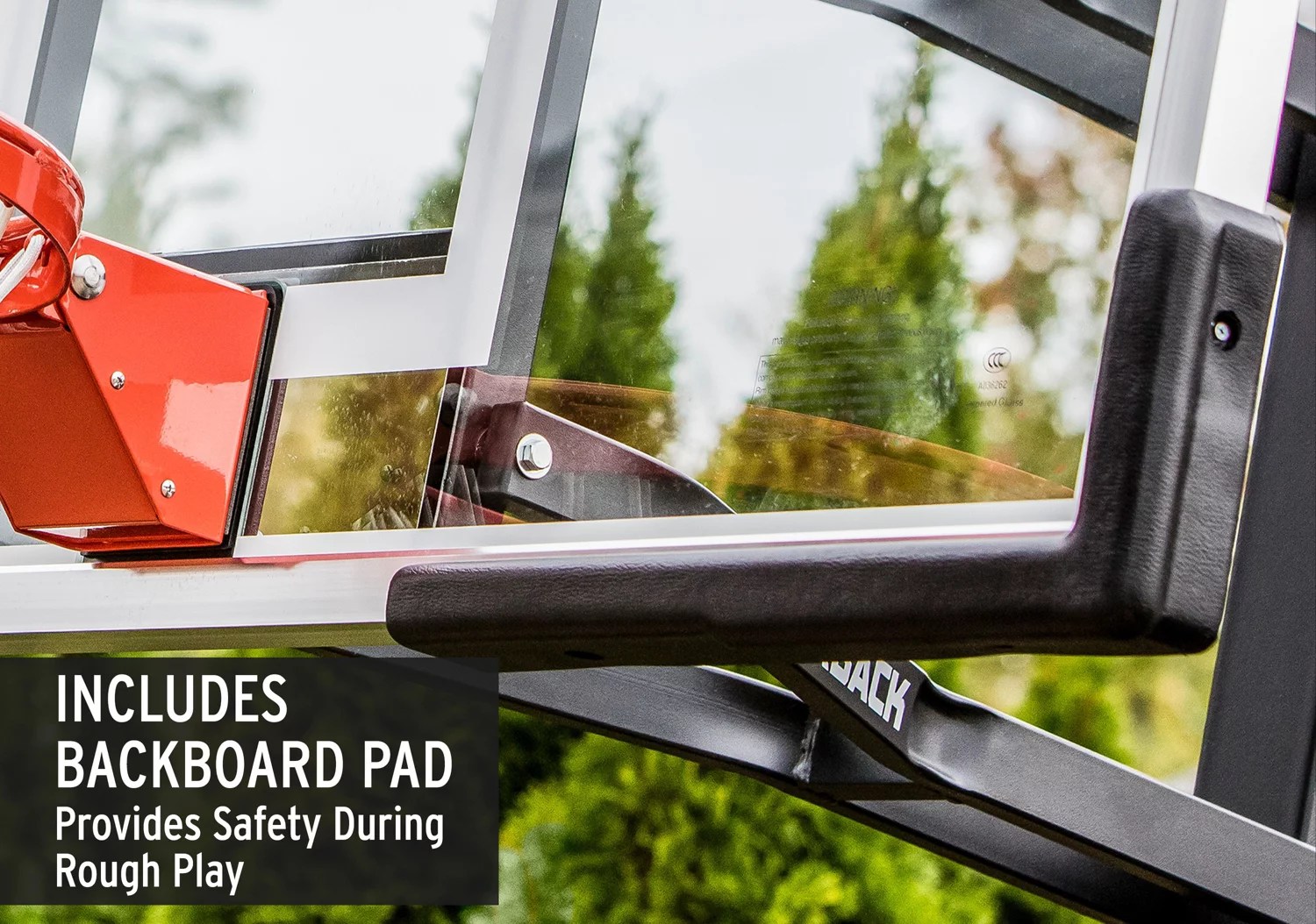 Silverback 54 in Inground TemperedGlass Basketball Hoop Academy