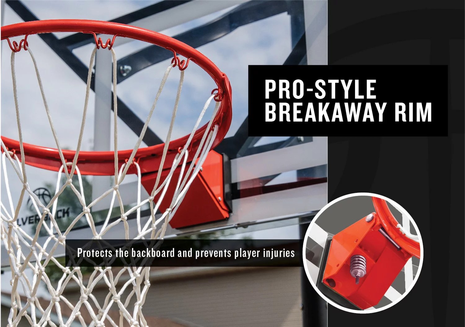 Silverback NXT 54 in In-Ground Basketball Hoop | Academy