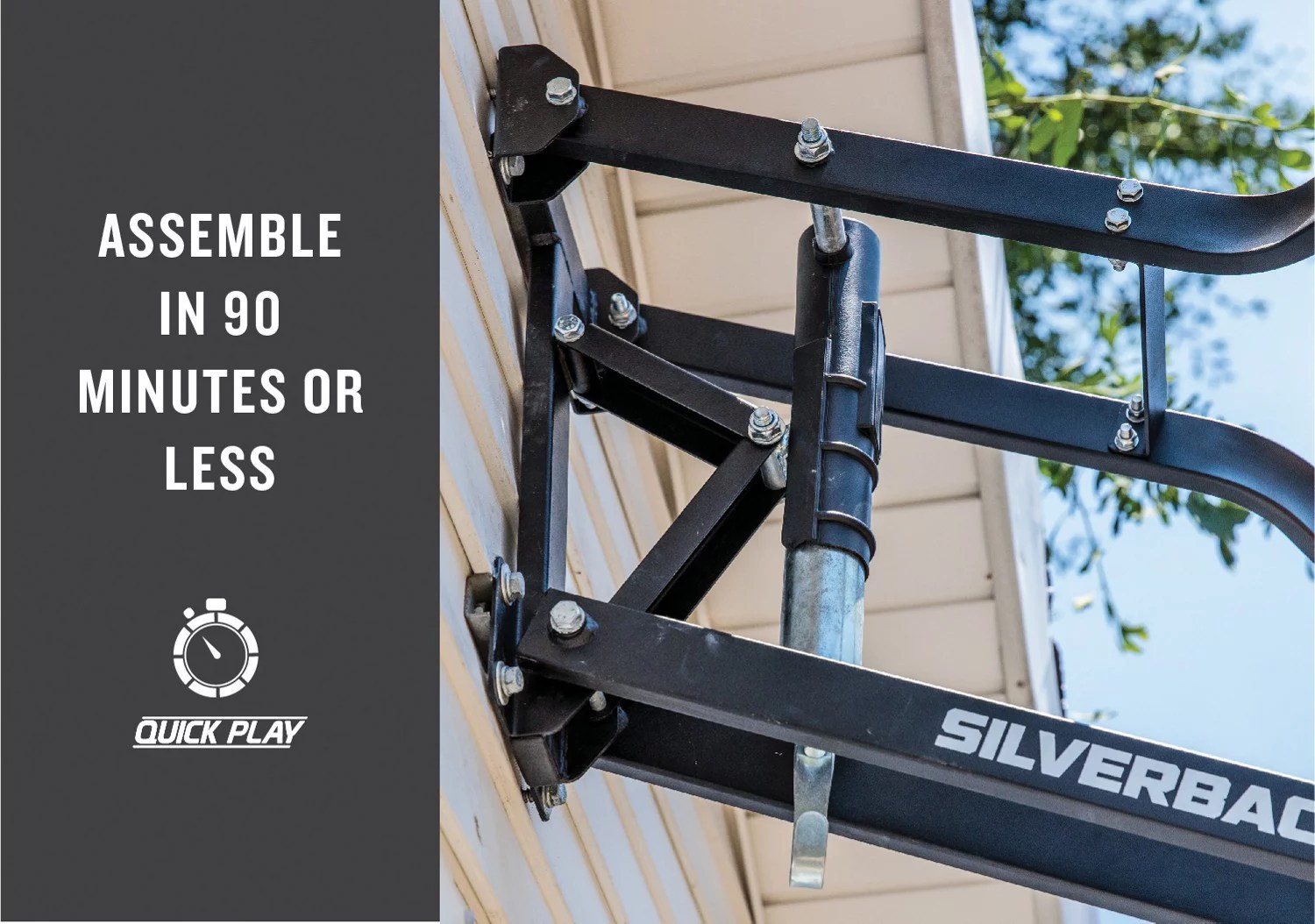 Silverback NXT 54 in Steel Wall-Mounted Basketball Hoop | Academy