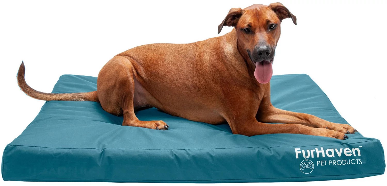 FurHaven Deluxe Orthopedic Jumbo Indoor Outdoor Pet Bed Academy