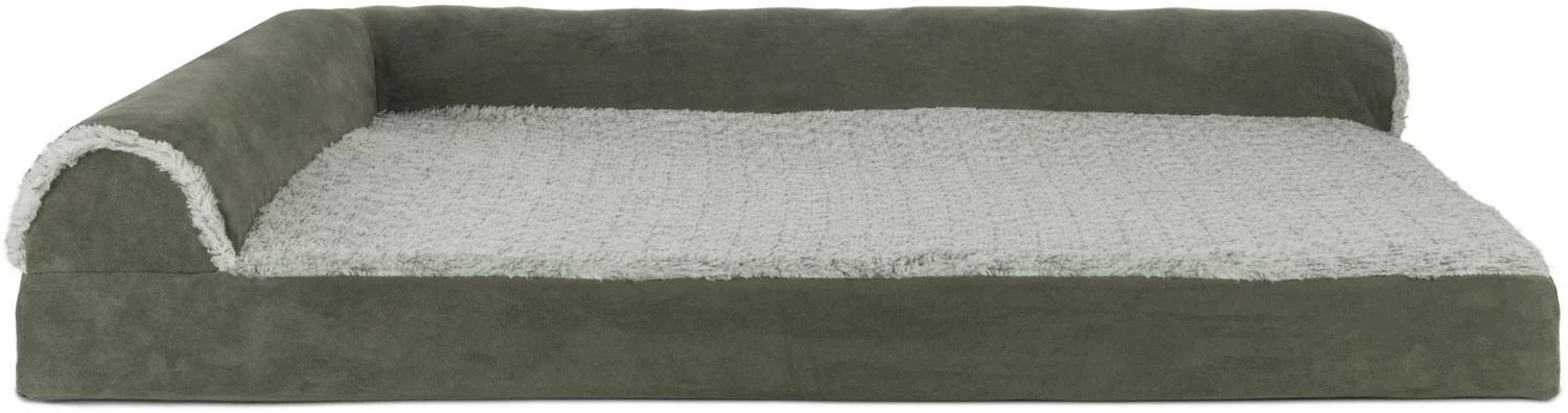 FurHaven Deluxe Suede Chaise Lounge Jumbo Pet Bed Academy
