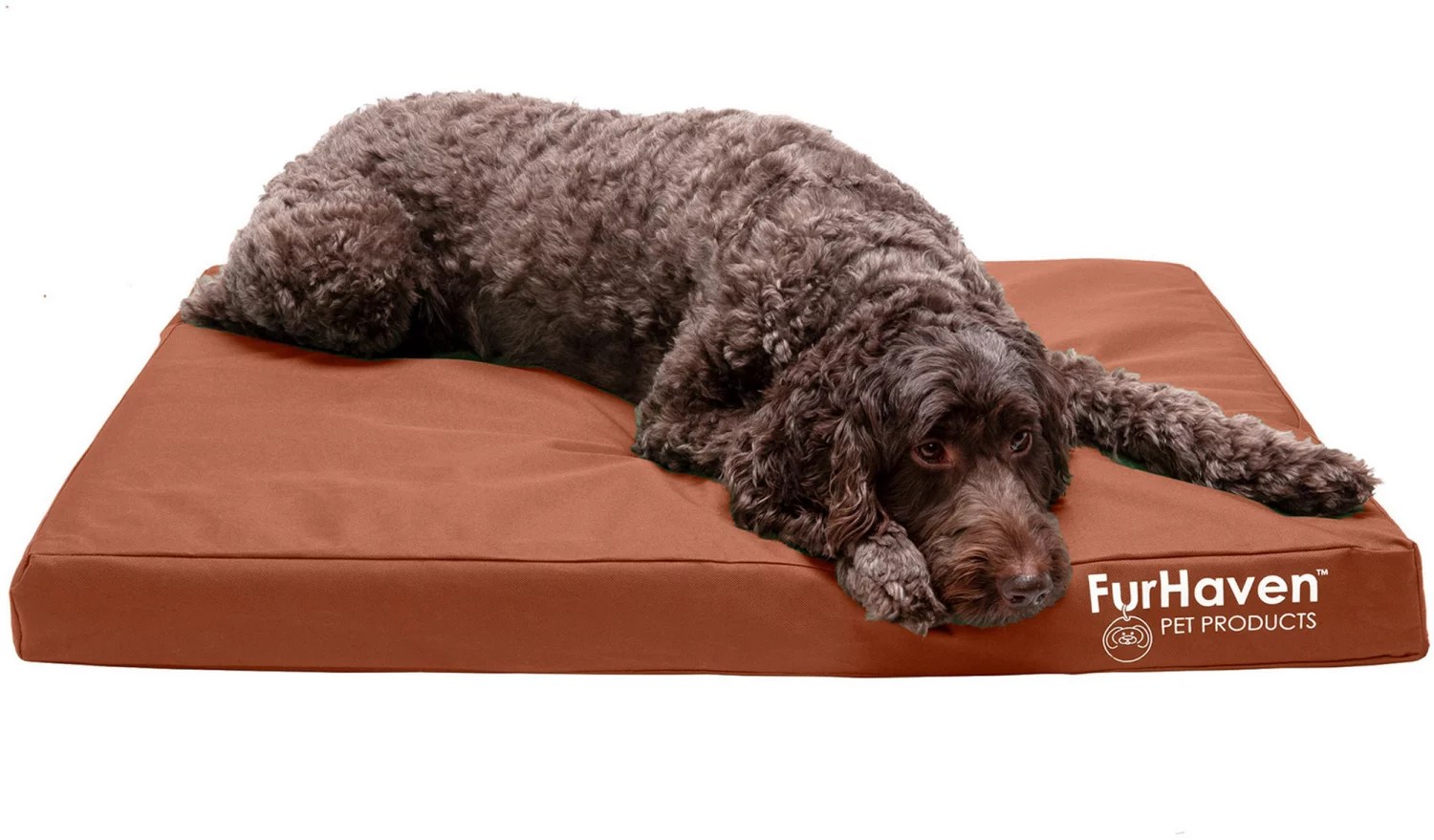 FurHaven Deluxe Orthopedic Large Indoor Outdoor Pet Bed Academy