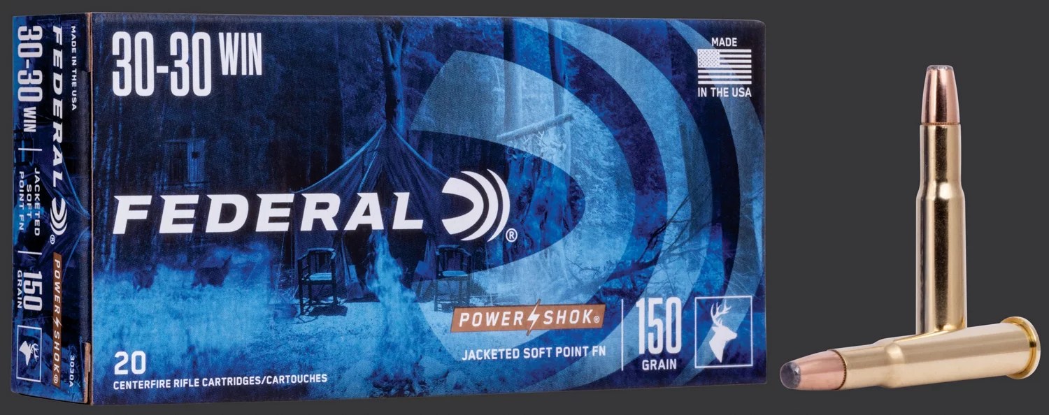 Federal PowerShok 3030 Winchester 150Grain Ammunition Academy