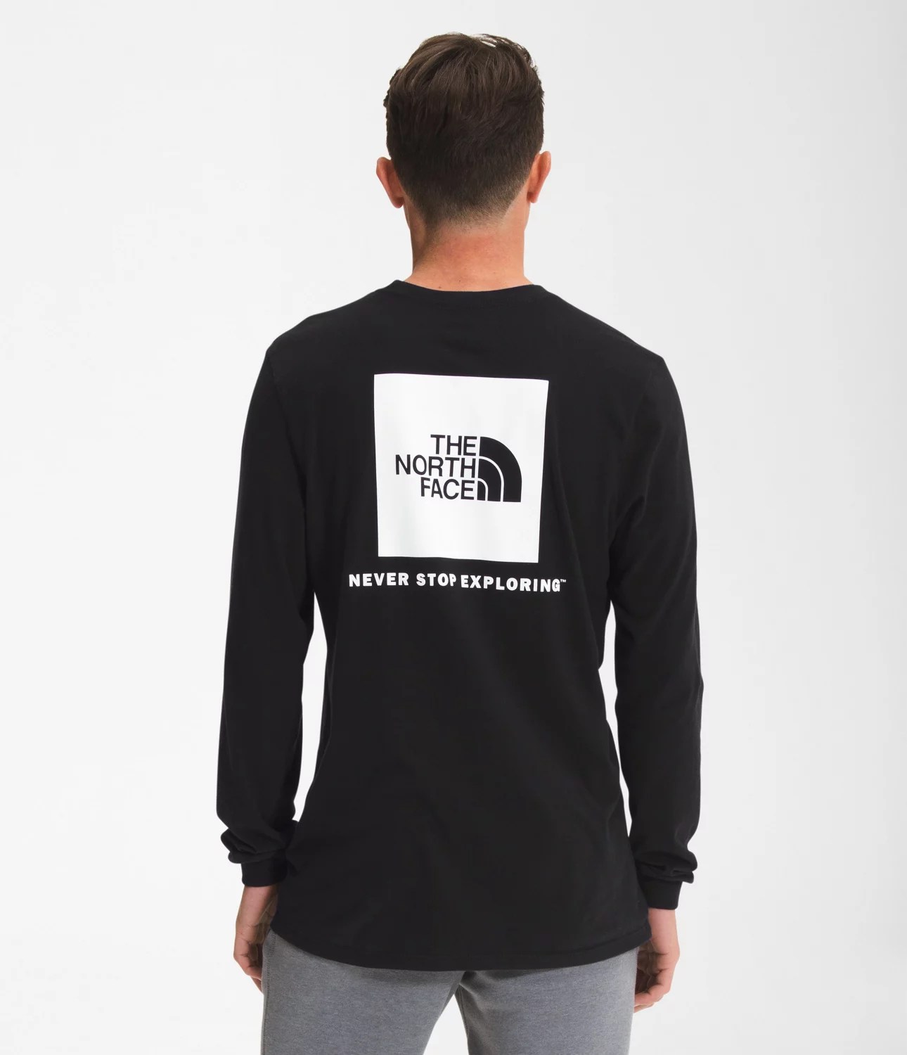 The North Face Men's Box NSE Long Sleeve Tshirt Academy