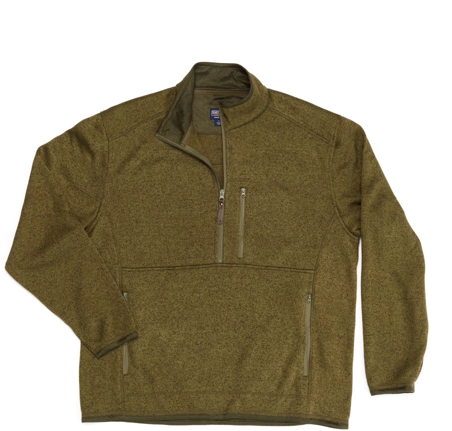 Smith's Workwear Men's Sherpa Lined Sweater Fleece Jacket Academy