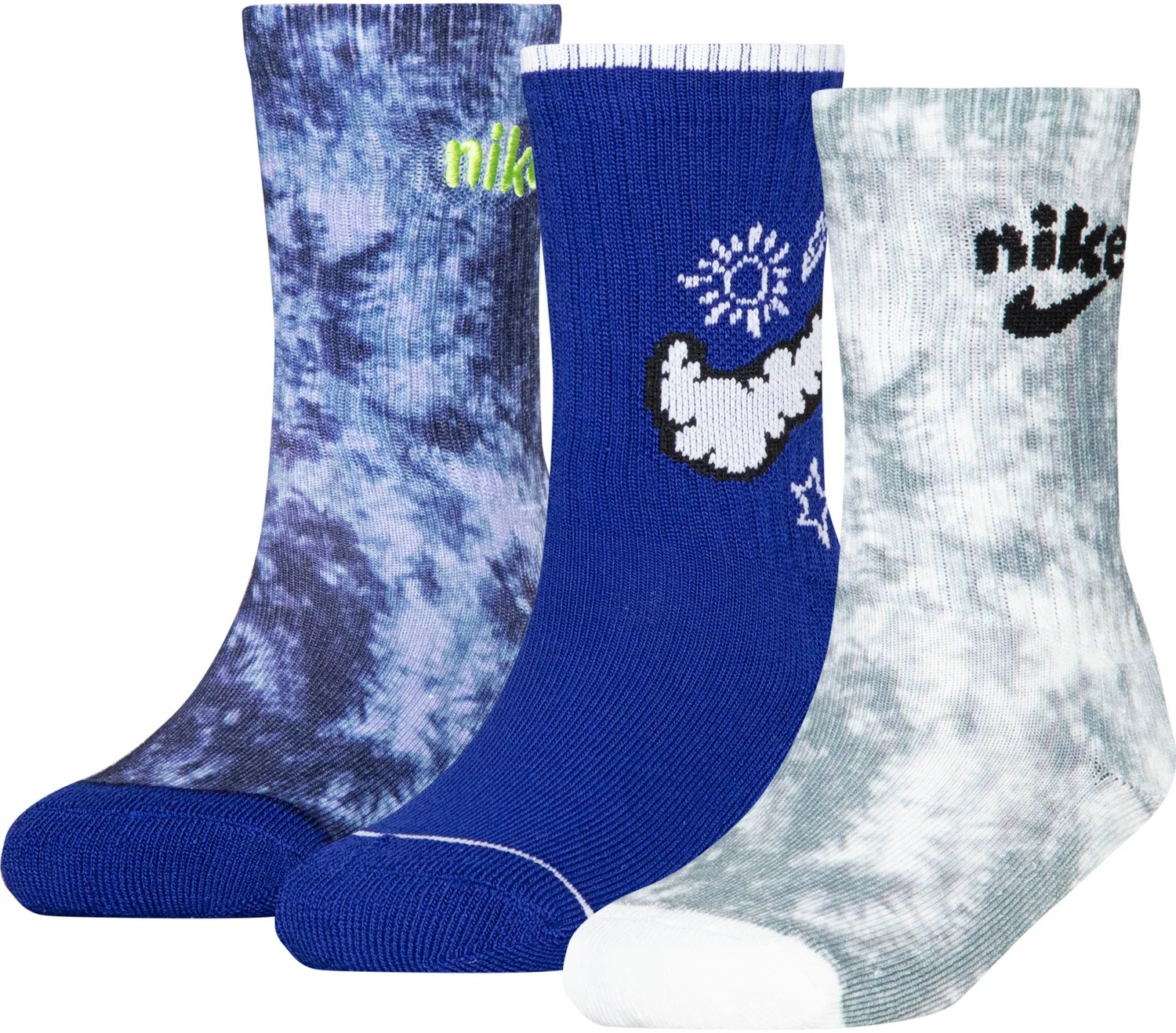 Nike Boys' Graphic Crew Socks Academy