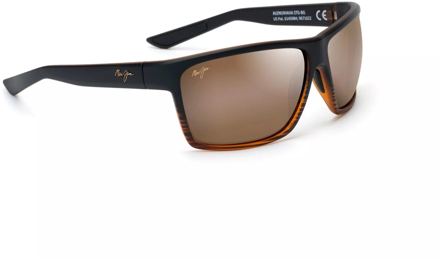 Maui Jim Men's Alenuihaha Polarized Wrap Sunglasses Academy