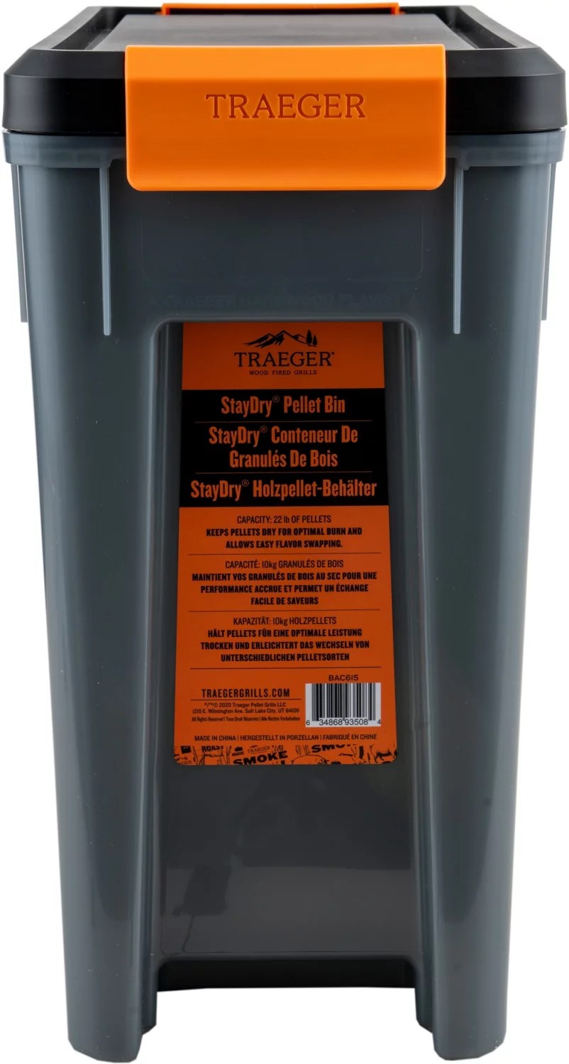 Traeger Pellet Storage Bin Academy