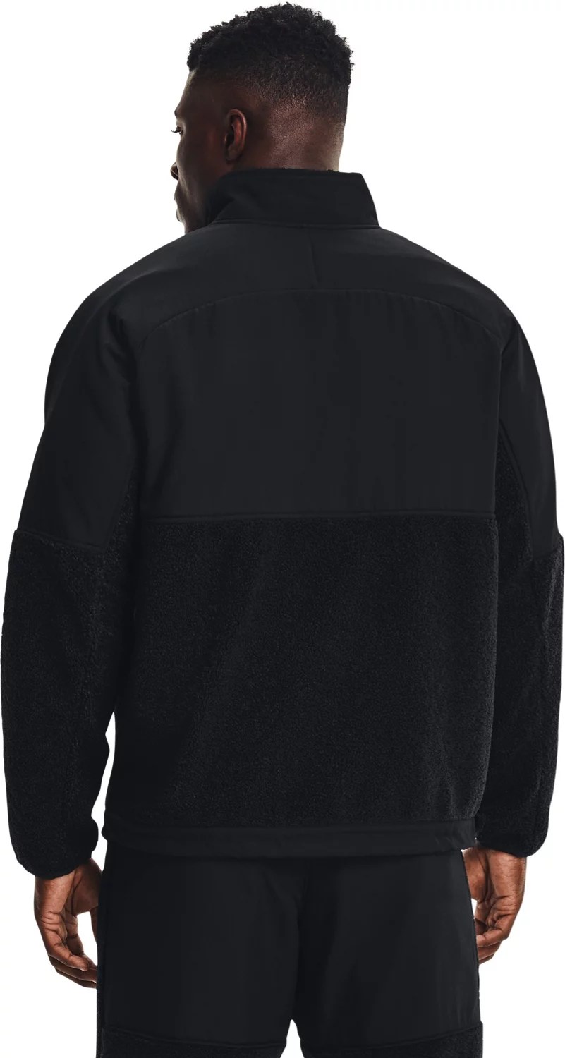 Under Armour Men's Mission Fleece Swacket Jacket Academy