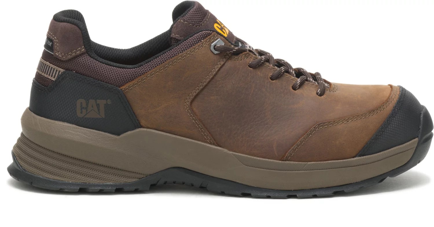 CAT Men's Streamline 2.0 Leather Composite Toe Work Boots Academy