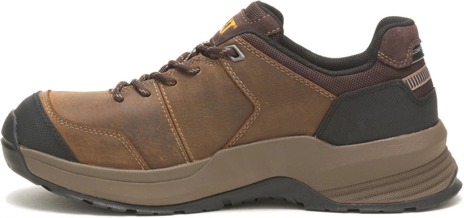 CAT Men's Streamline 2.0 Leather Composite Toe Work Boots Academy