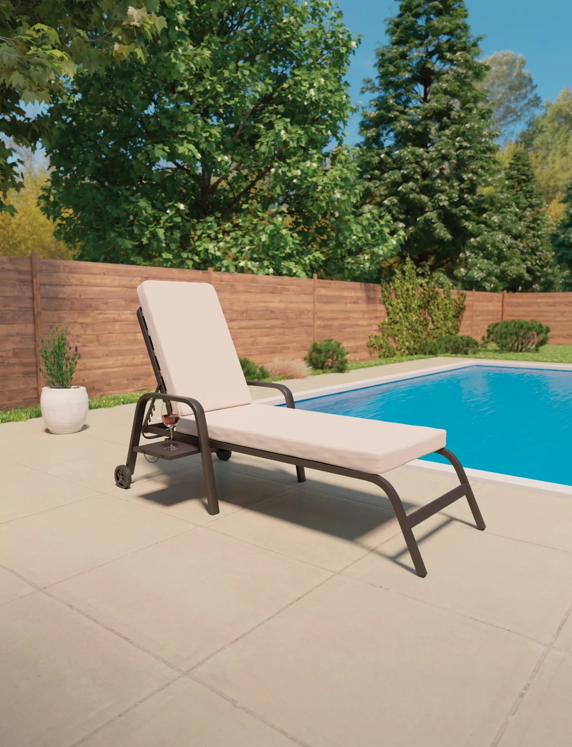 Mosaic Backyard Lounger Academy