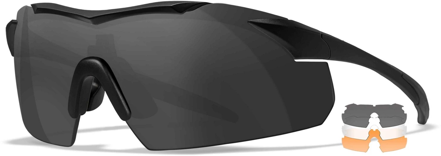 Wiley X WX Vapor Safety Glasses Three Lens Kit Academy