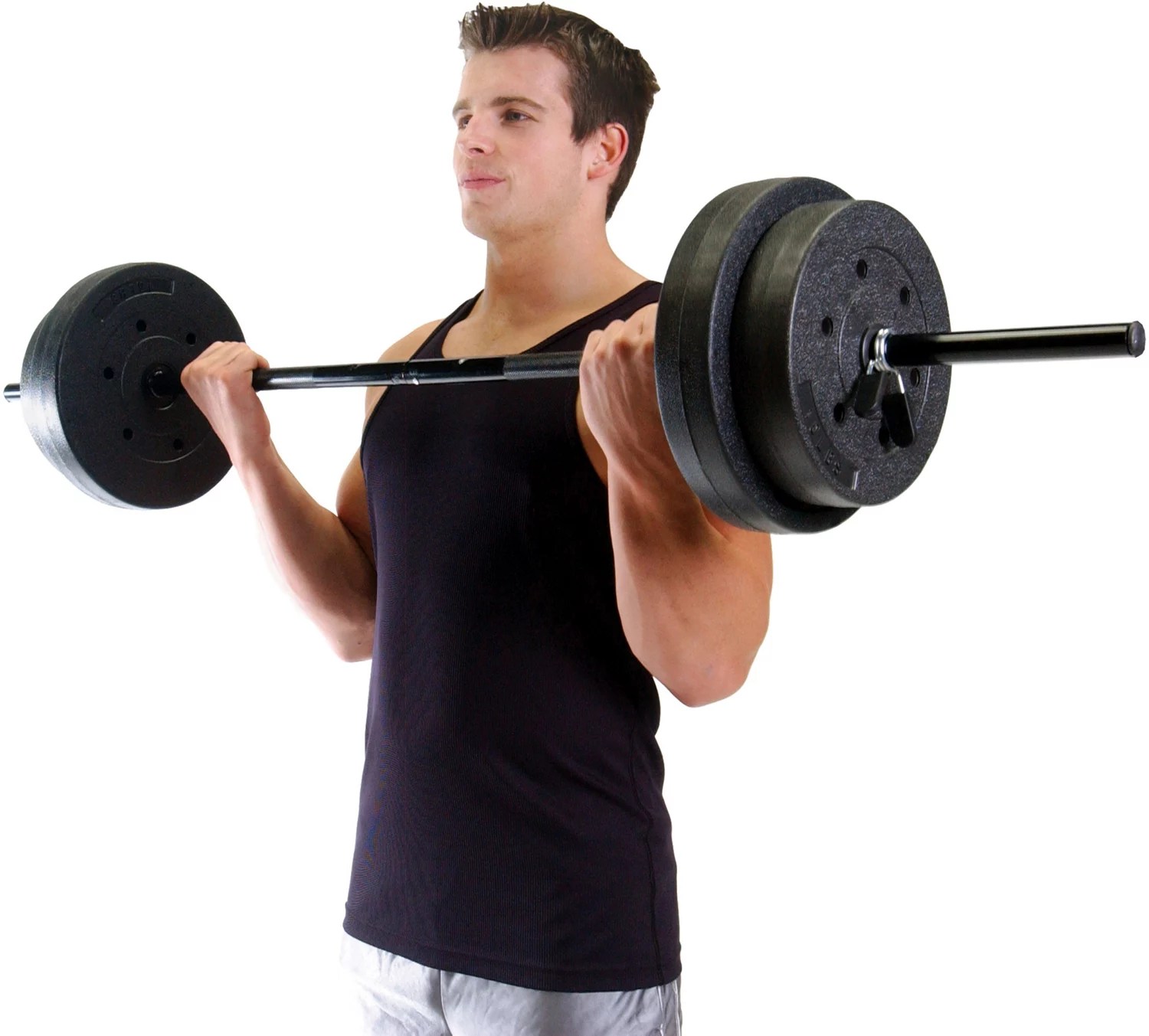 CAP Barbell 100 lb. Vinyl Weight Set Academy