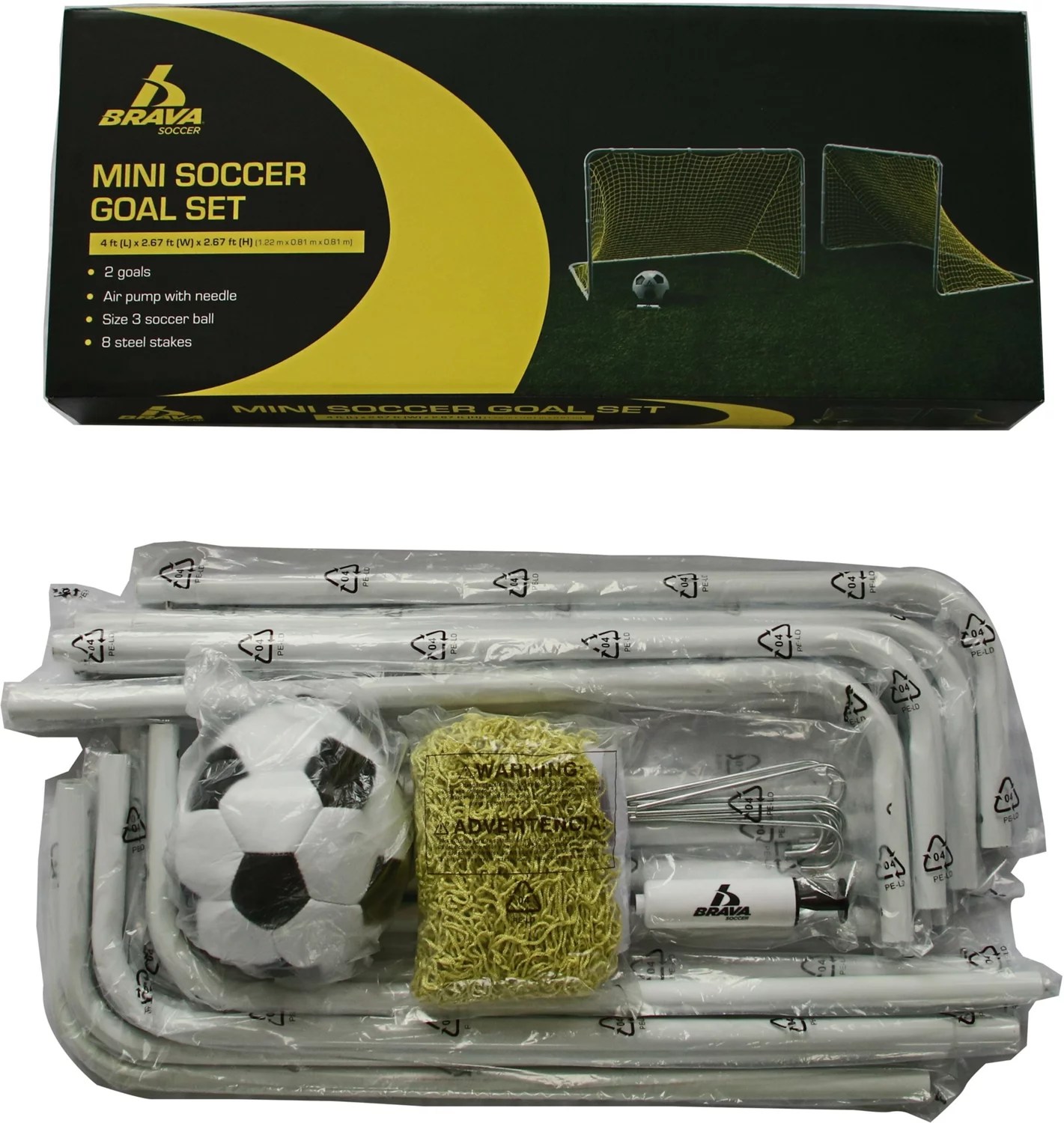 Brava Mini Soccer Goal Set Academy