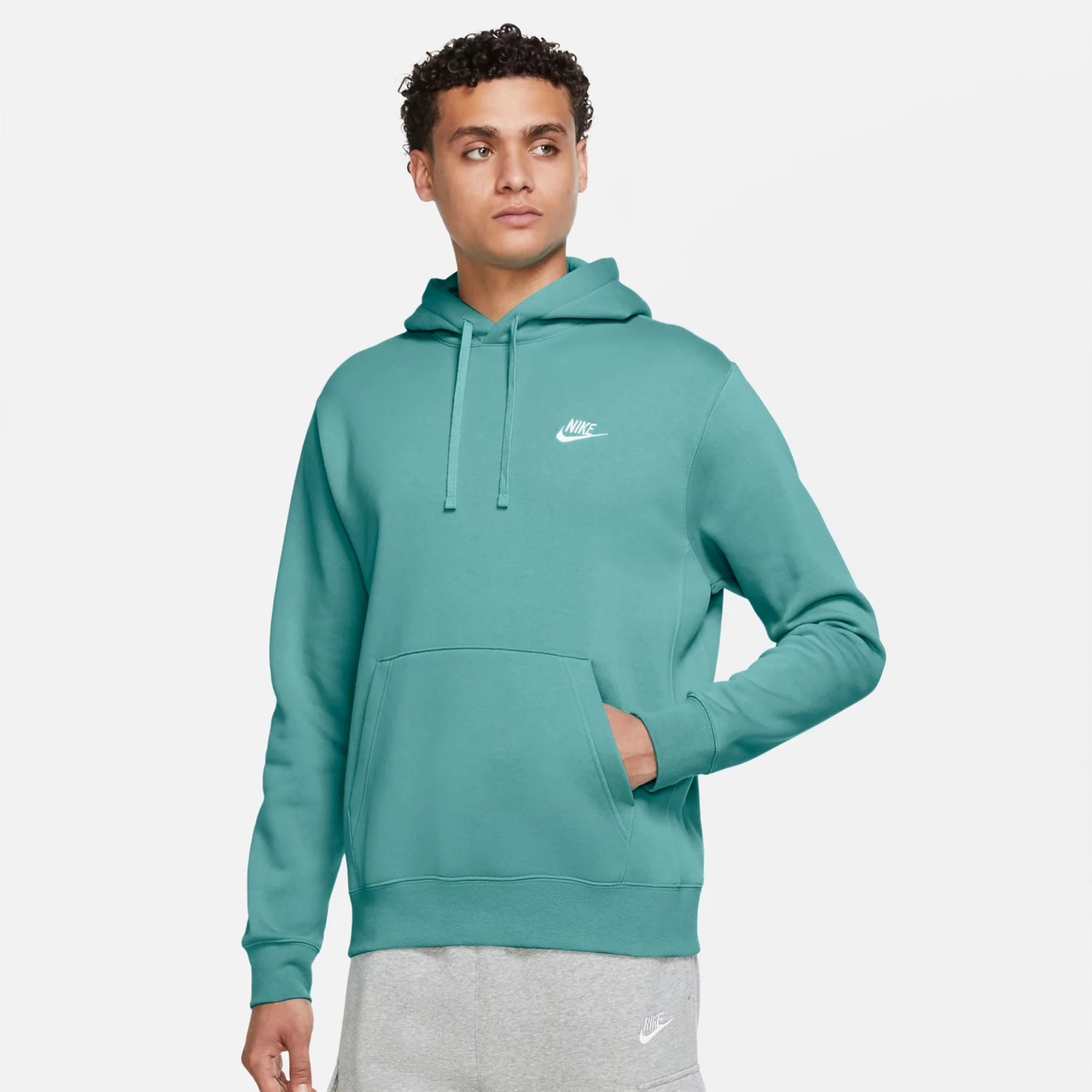 Nike Men's Sportswear Club Fleece Pullover Hoodie Academy