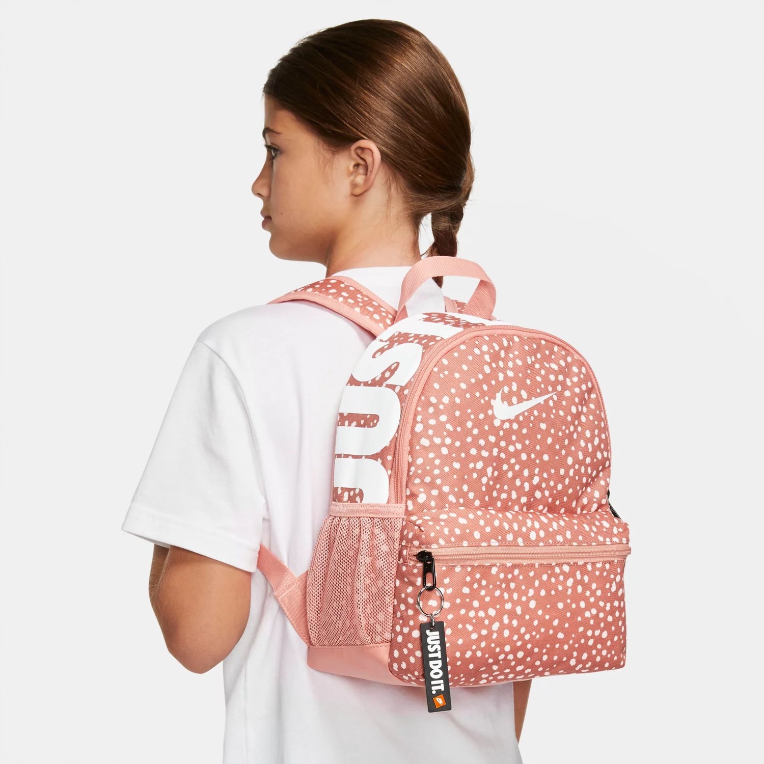Nike Kids' Brasilia JDI Animal Spots Mini Backpack Academy