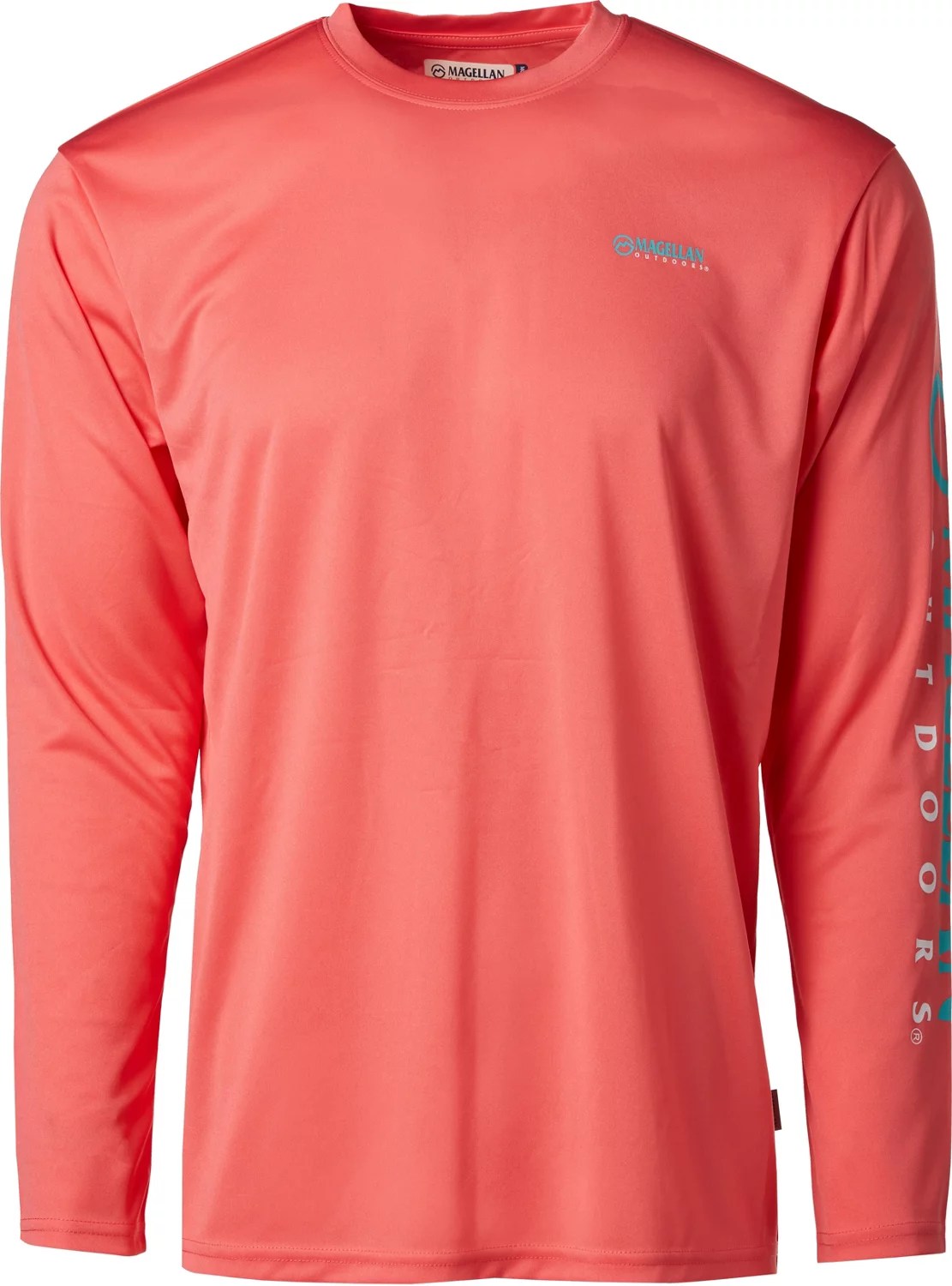 Magellan Outdoors Men's Casting Crew Long Sleeve Fishing Shirt Academy