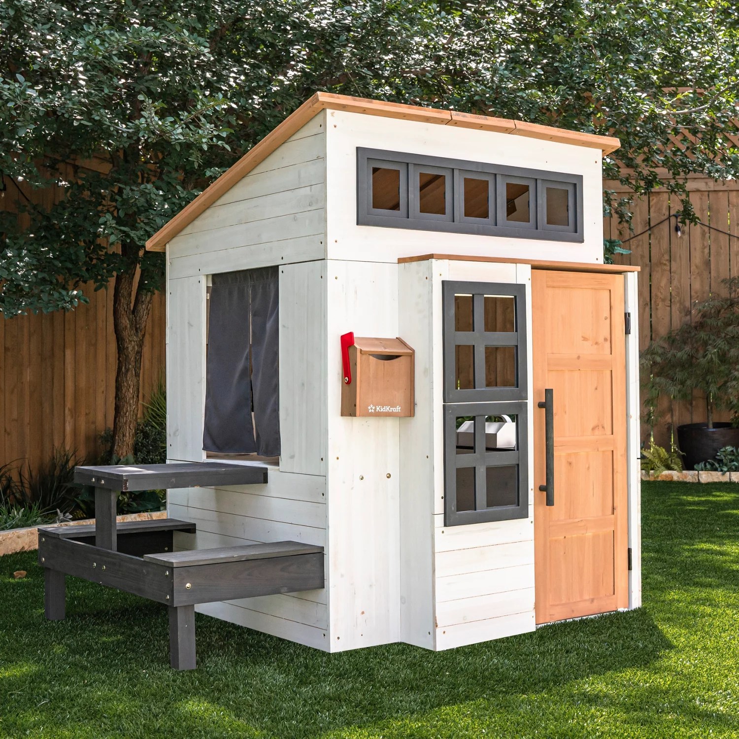 KidKraft Modern Outdoor Playhouse Academy