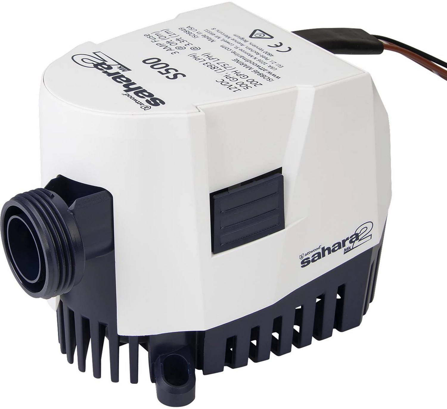 Attwood Sahara MK2 500 12V Automatic Bilge Pump Academy