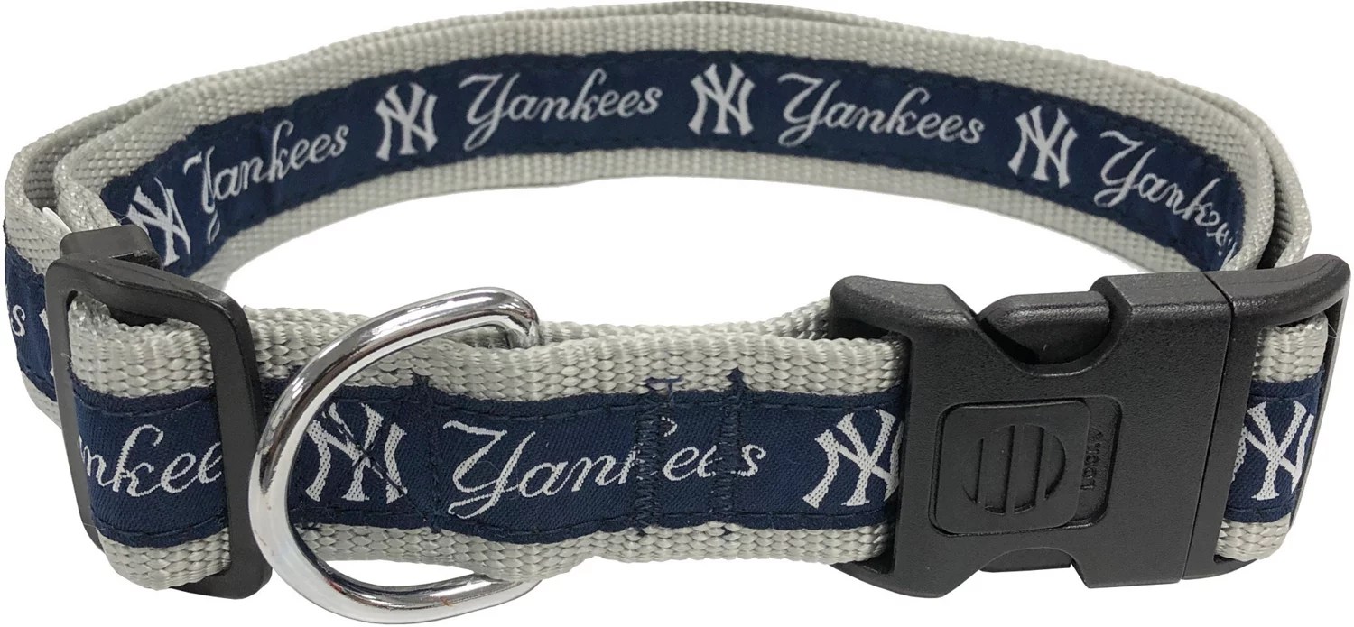 Pets First New York Yankees Dog Collar Free Shipping at Academy