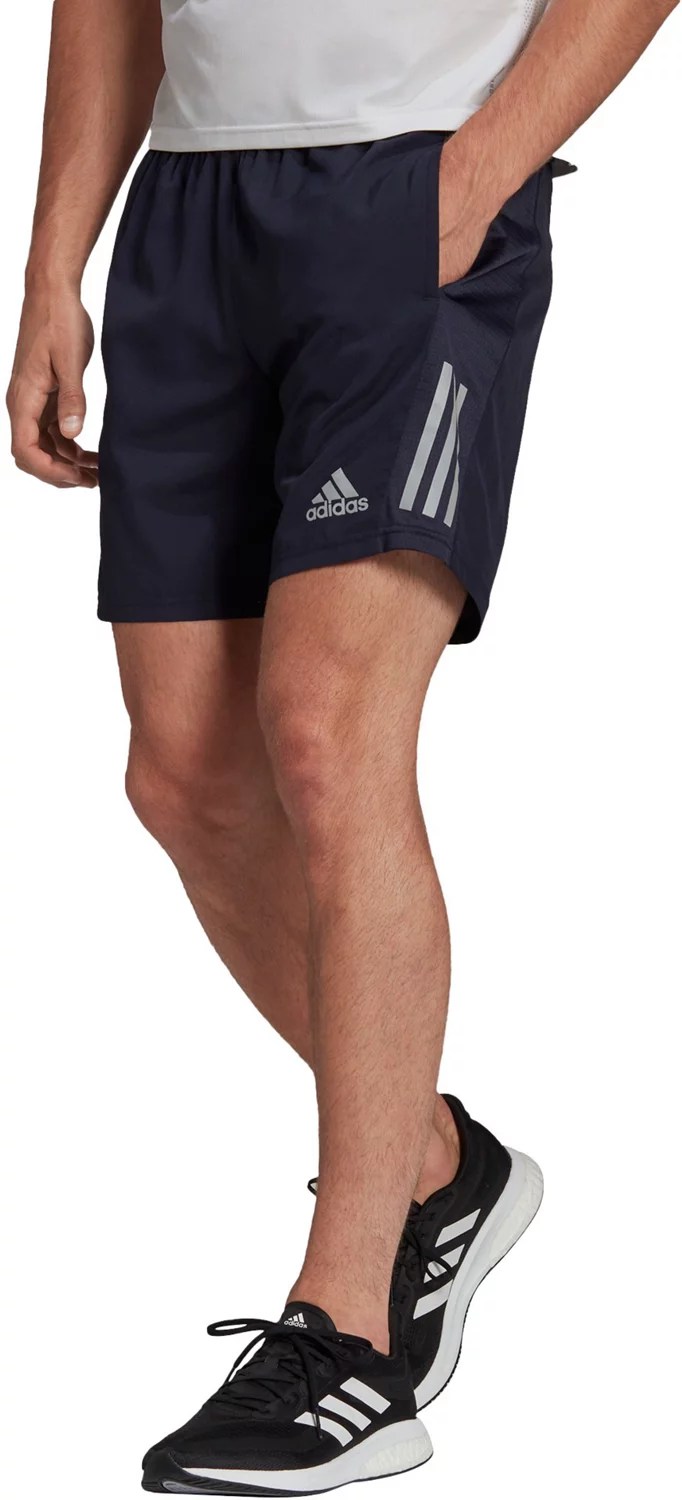 adidas Men's Own the Run Shorts 7 in Academy