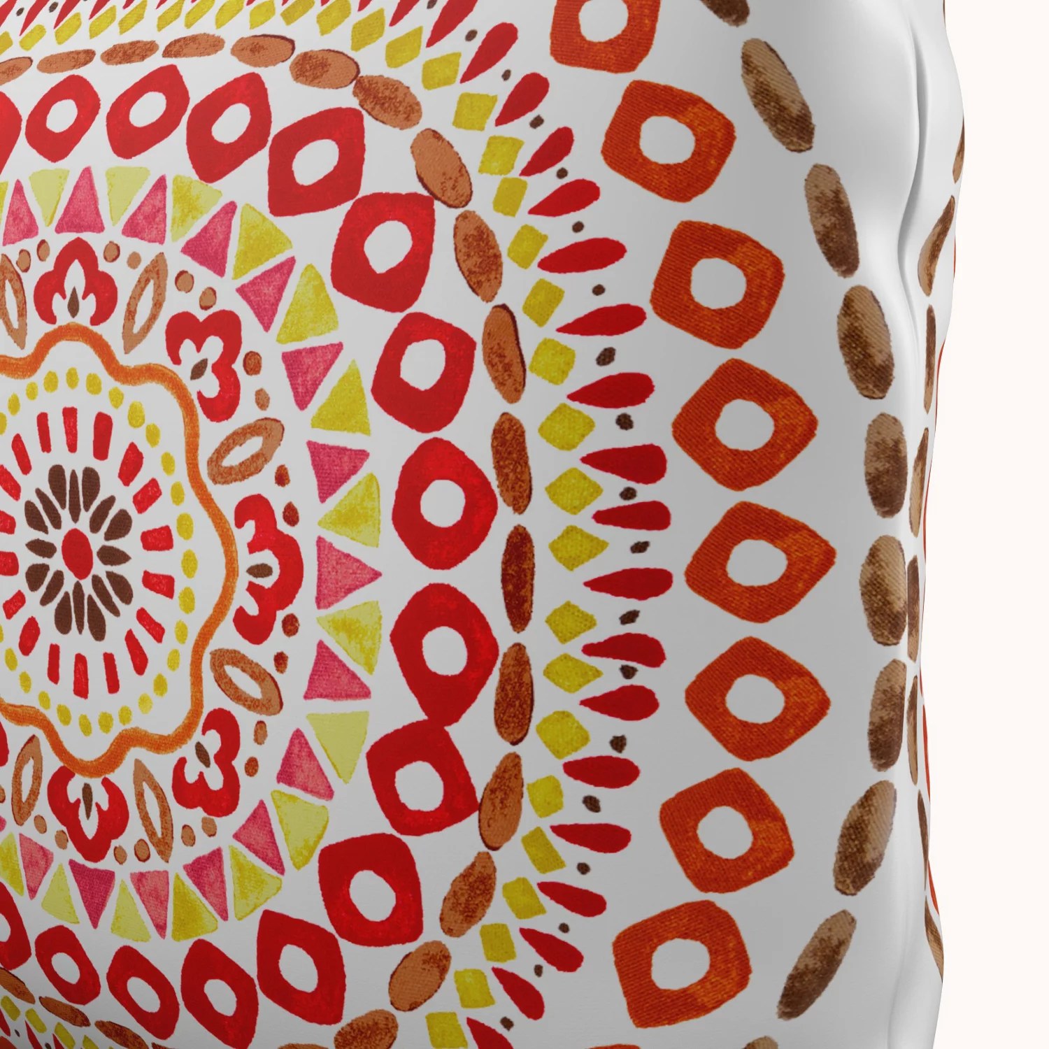 Mosaic Stained Glass Patio Pillow Academy