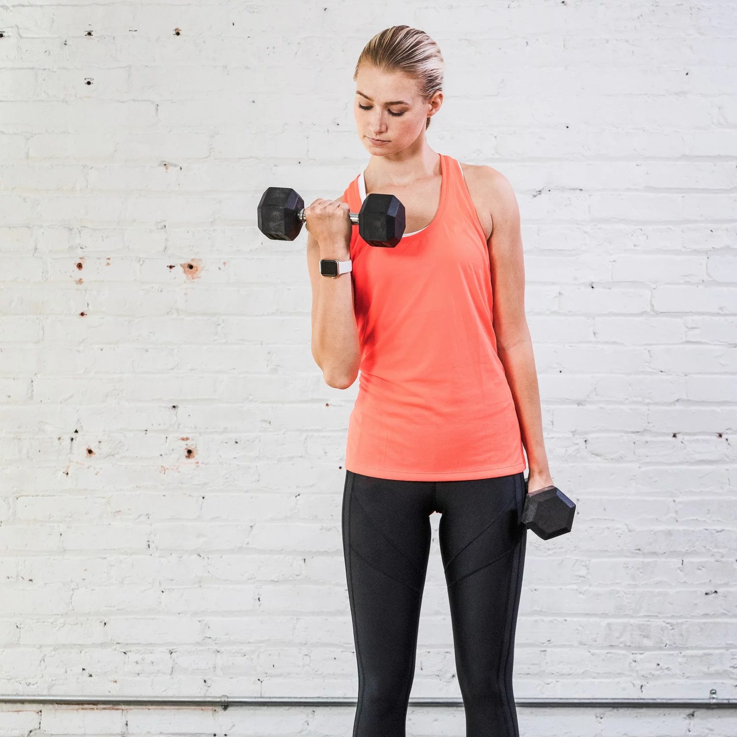 Lifeline Hex 5120lb Rubber Dumbbell Academy