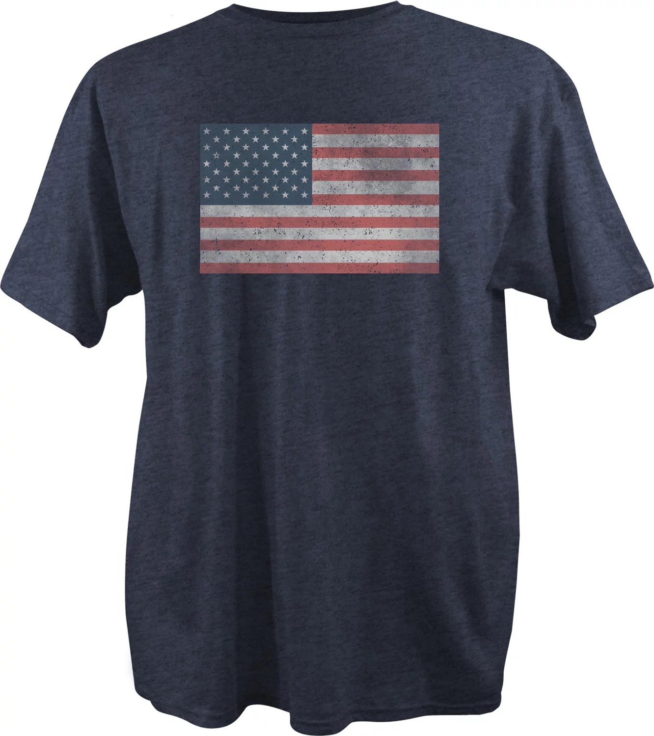 Academy Sports + Outdoors Men's Vintage American Flag Short Sleeve T