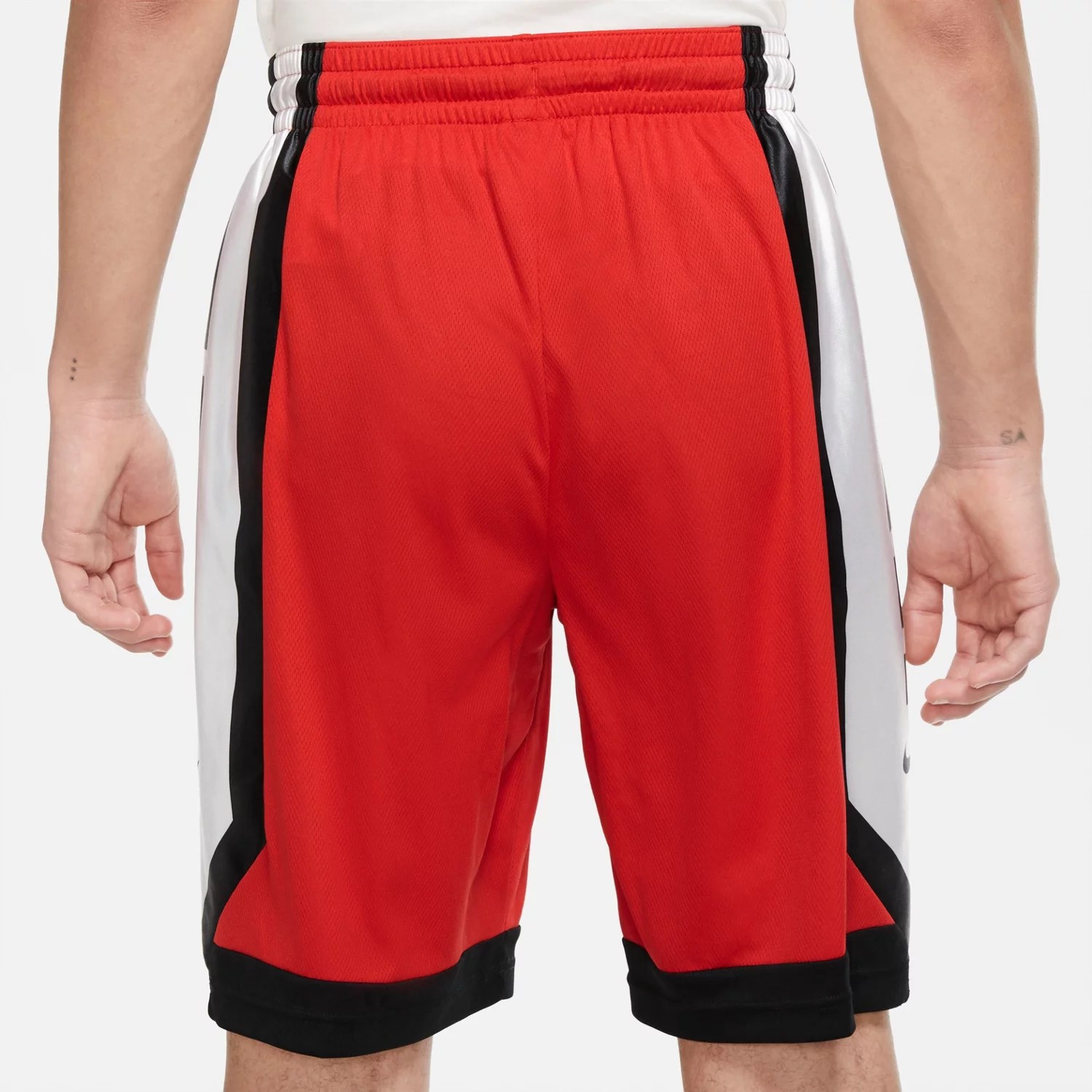 Nike Men's DriFIT Elite 20 Stripe Basketball Shorts Academy