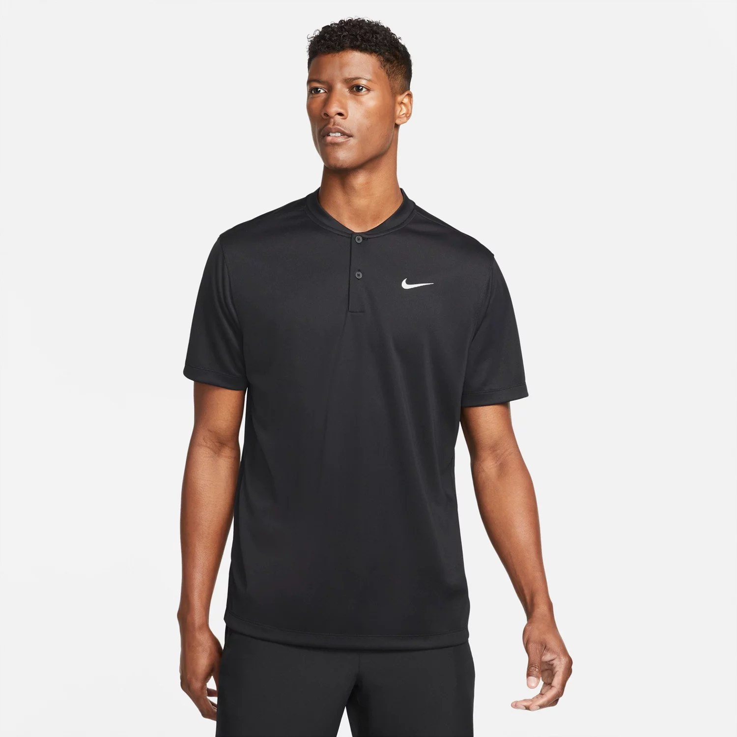 Nike Men's NikeCourt DriFIT Solid Blade Polo Shirt Academy