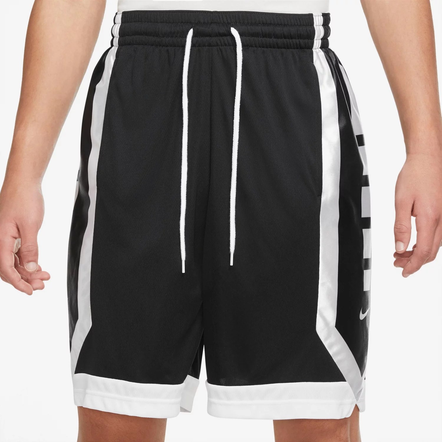 Nike Men's DriFIT Elite 20 Stripe Basketball Shorts Academy