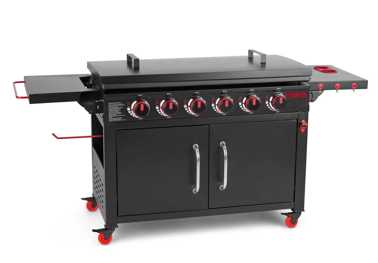 Outdoor Gourmet 6Burner 44 in Griddle Academy