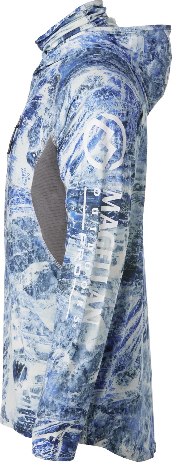 Magellan Outdoors Men's Pro Fish Realtree Aspect Gaiter Hoodie Academy