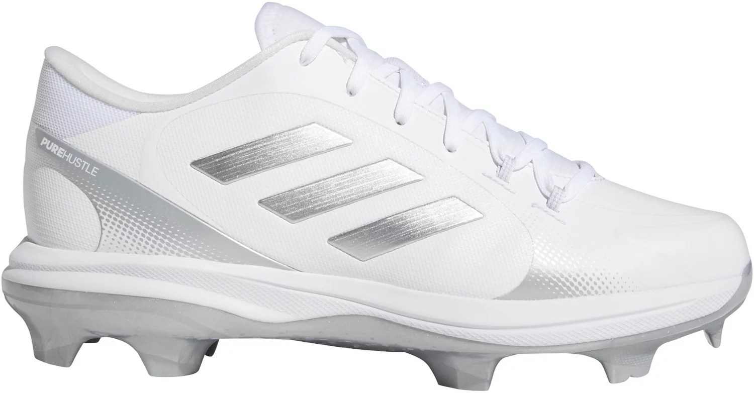adidas Women's PureHustle 2 TPU Softball Cleats Academy