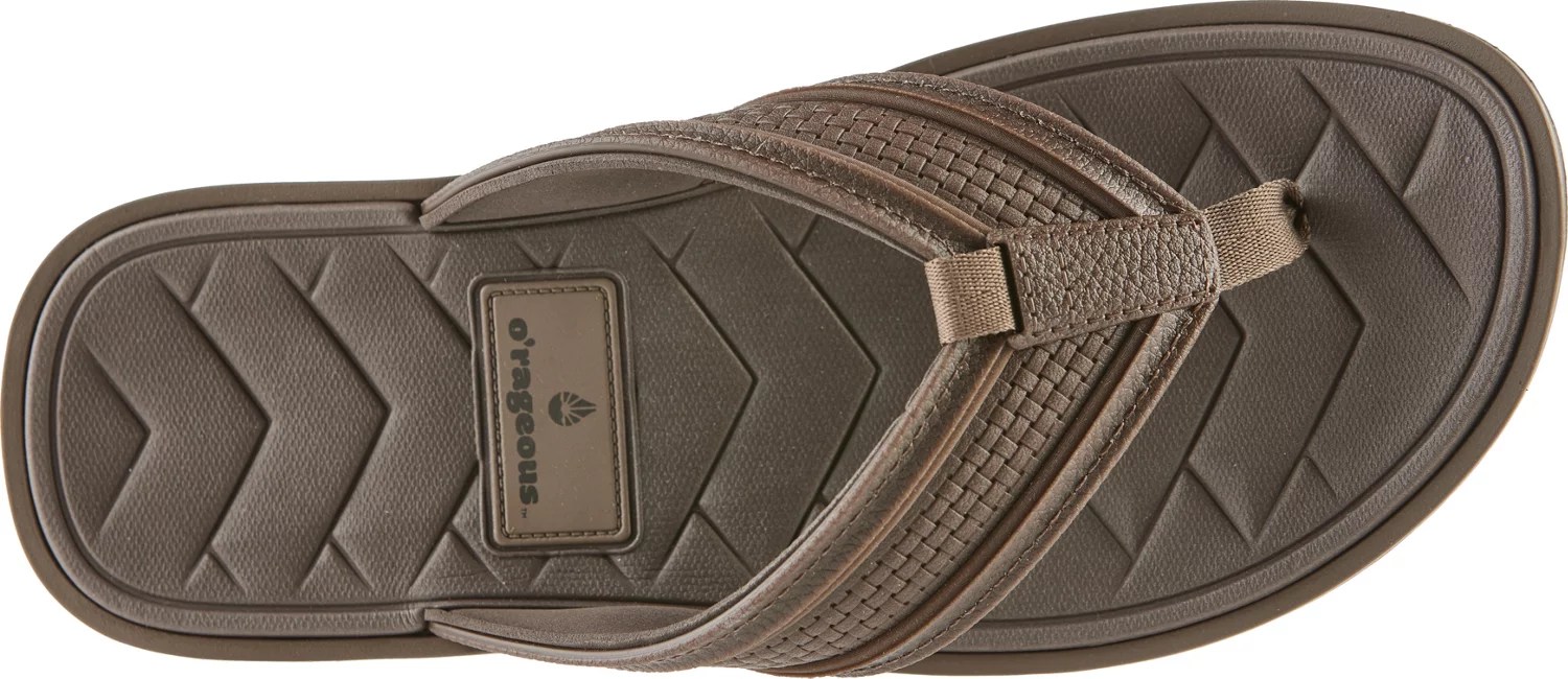 O’Rageous Men’s Cartago V Flip Flop Sandals Academy