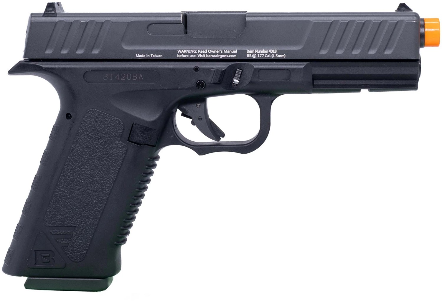 Barra Airguns 009 Full Auto 4 in Airsoft BB Pistol Academy