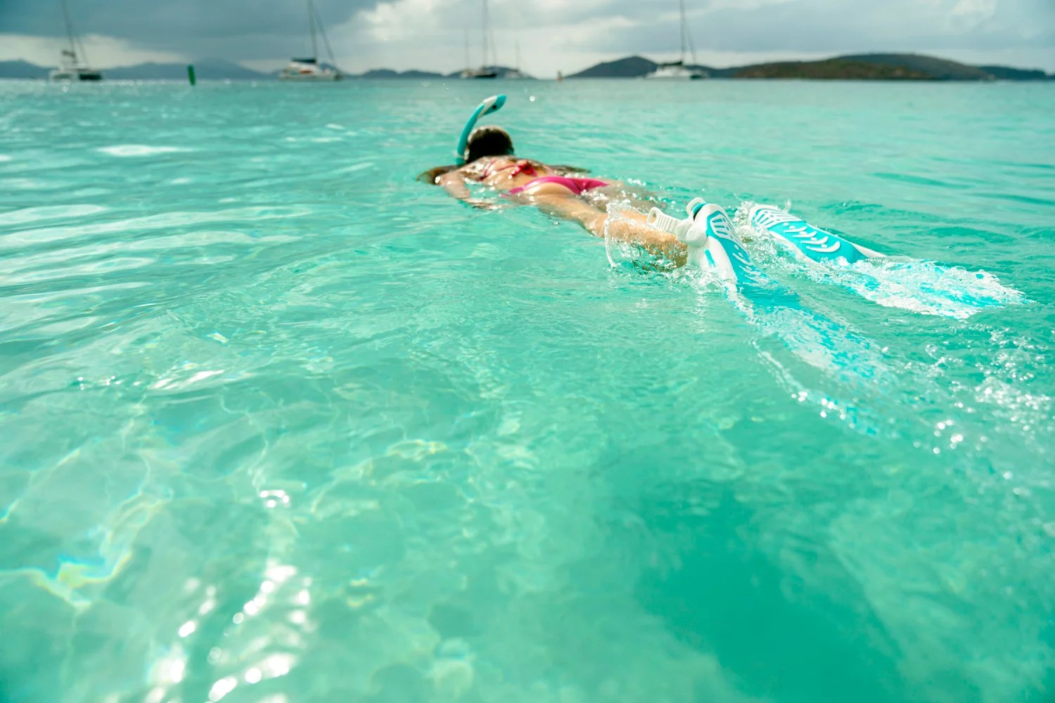 U.S. Divers Adults' Cozumel Fin, Snorkel and Mask Set Academy