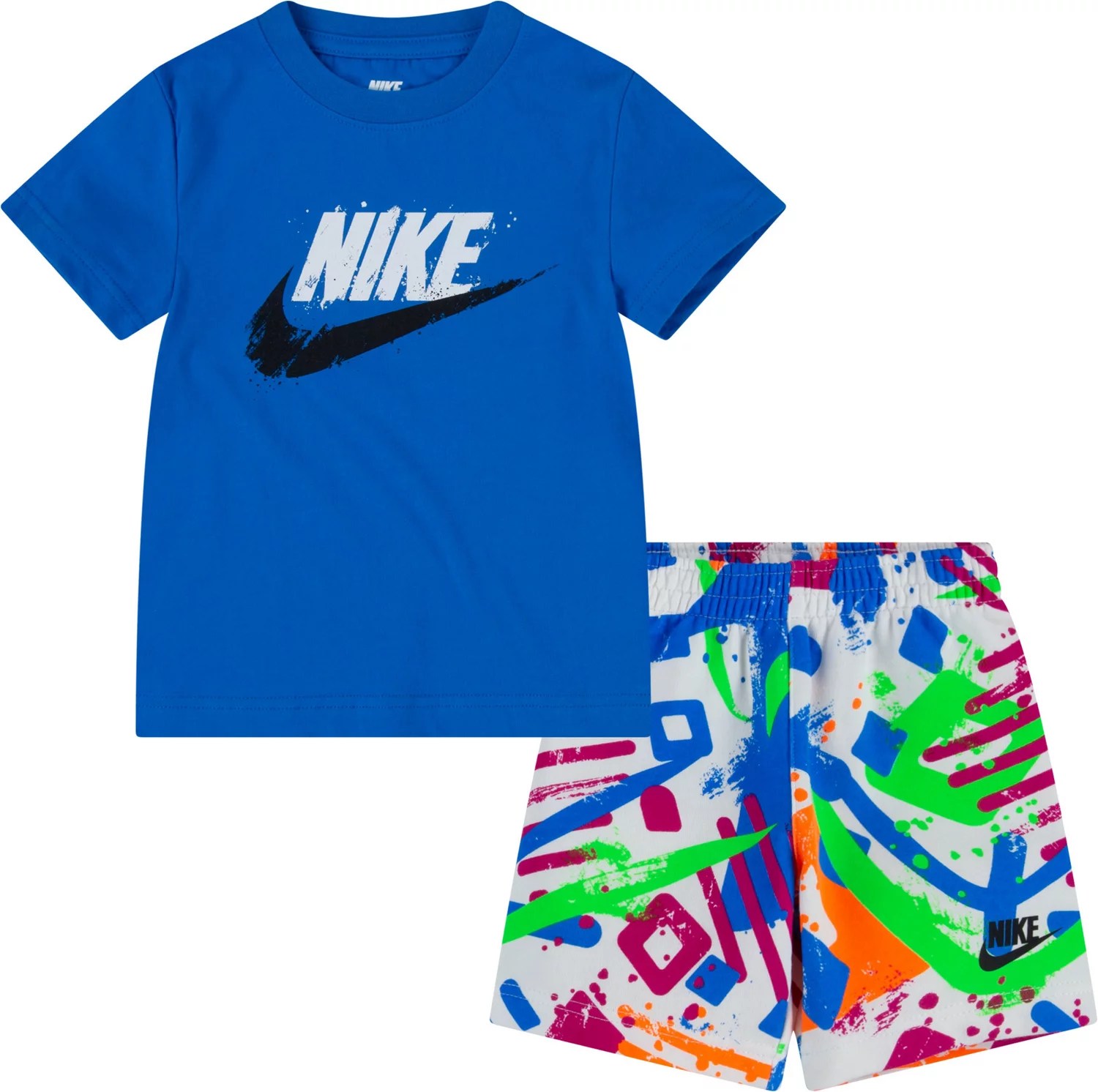 Nike Toddler Boys' Sportswear Thrill Tshirt and Shorts Set Academy