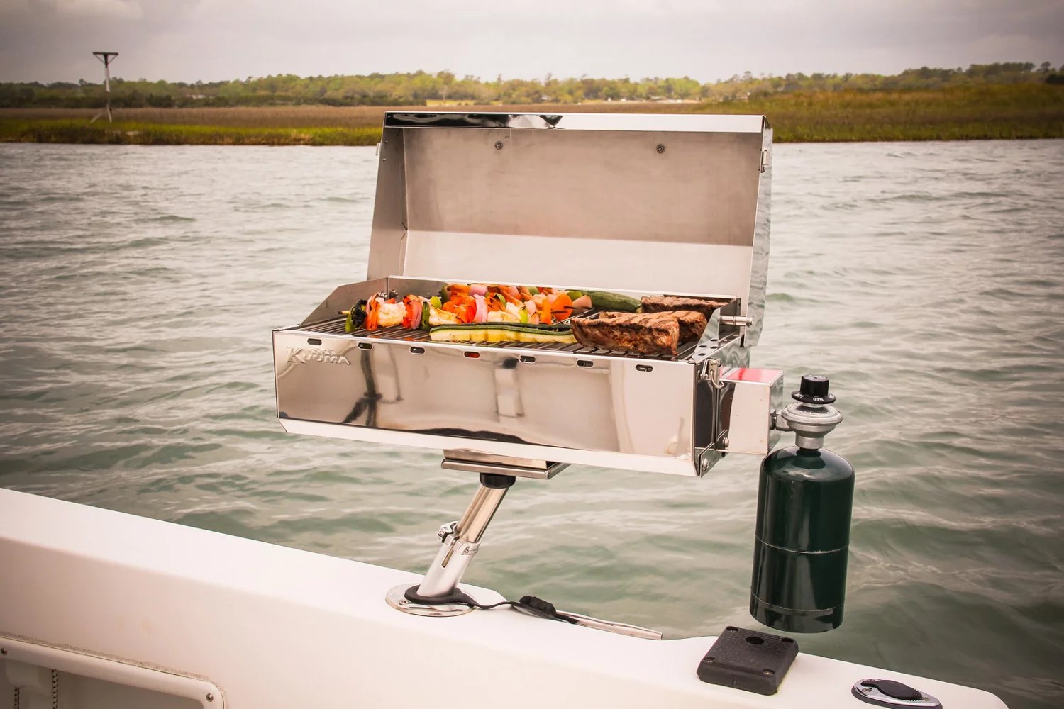 Camco 58180 Stow N Go 60Degree Rod Holder Grill Mount Academy