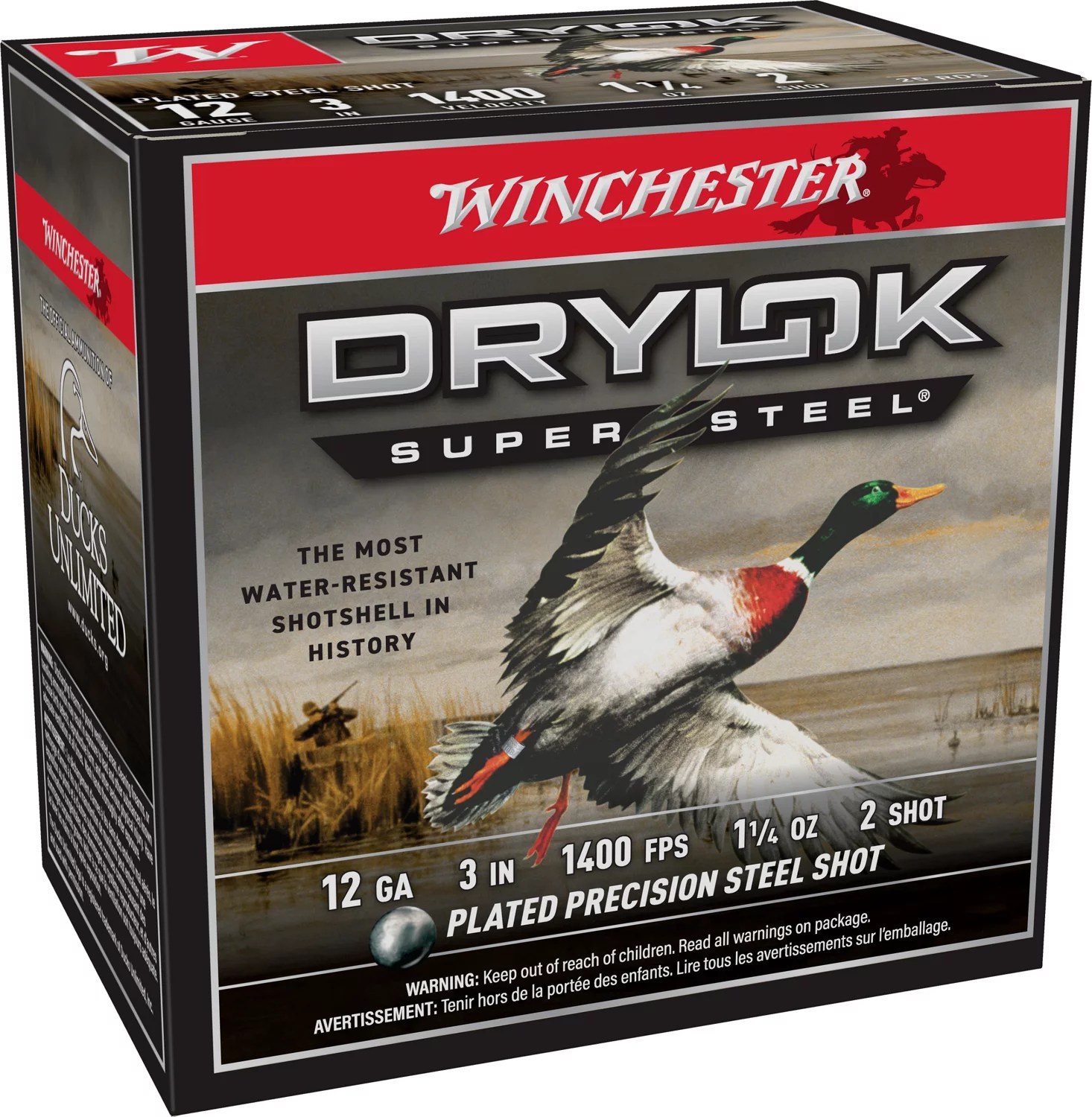 Winchester Drylok Super Steel 12Gauge 4 Shot Shotshells 25 Rounds