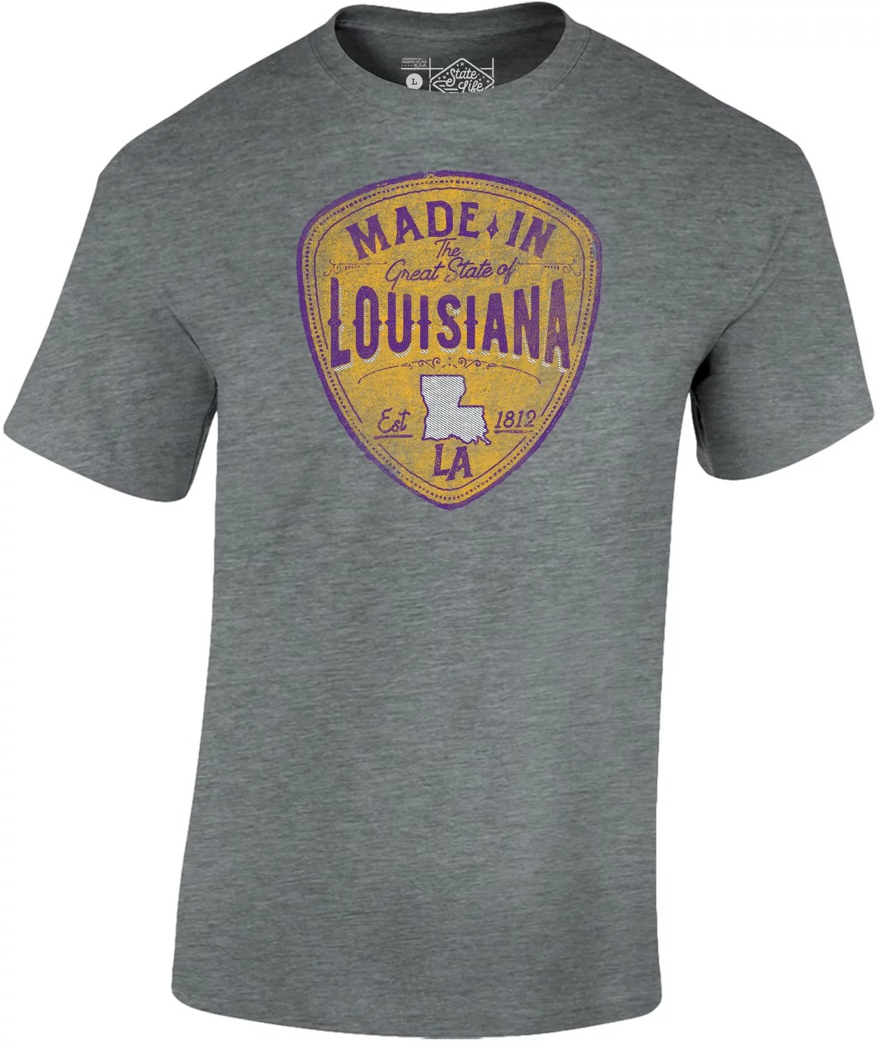 State Life Men's Made in Louisiana Tshirt Academy