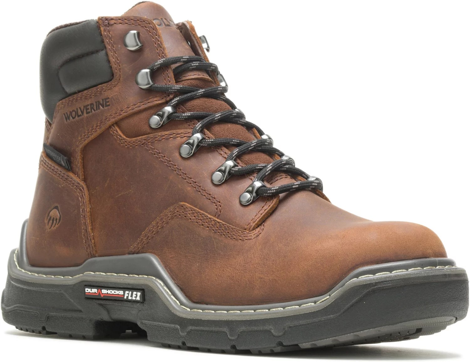 Wolverine Men's Raider Durashock Waterproof Lace Up Work Boots Academy
