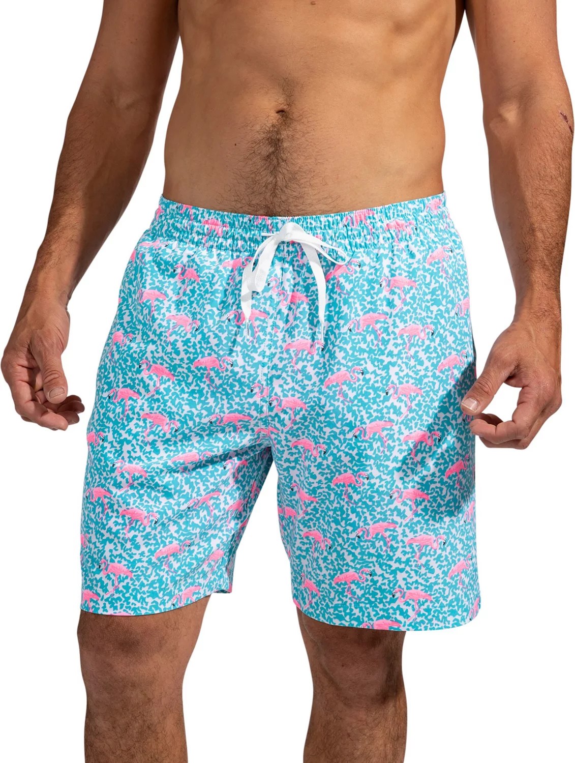 Chubbies Men's Domingos are Flamingos Stretch Swim Trunks 7 in Academy