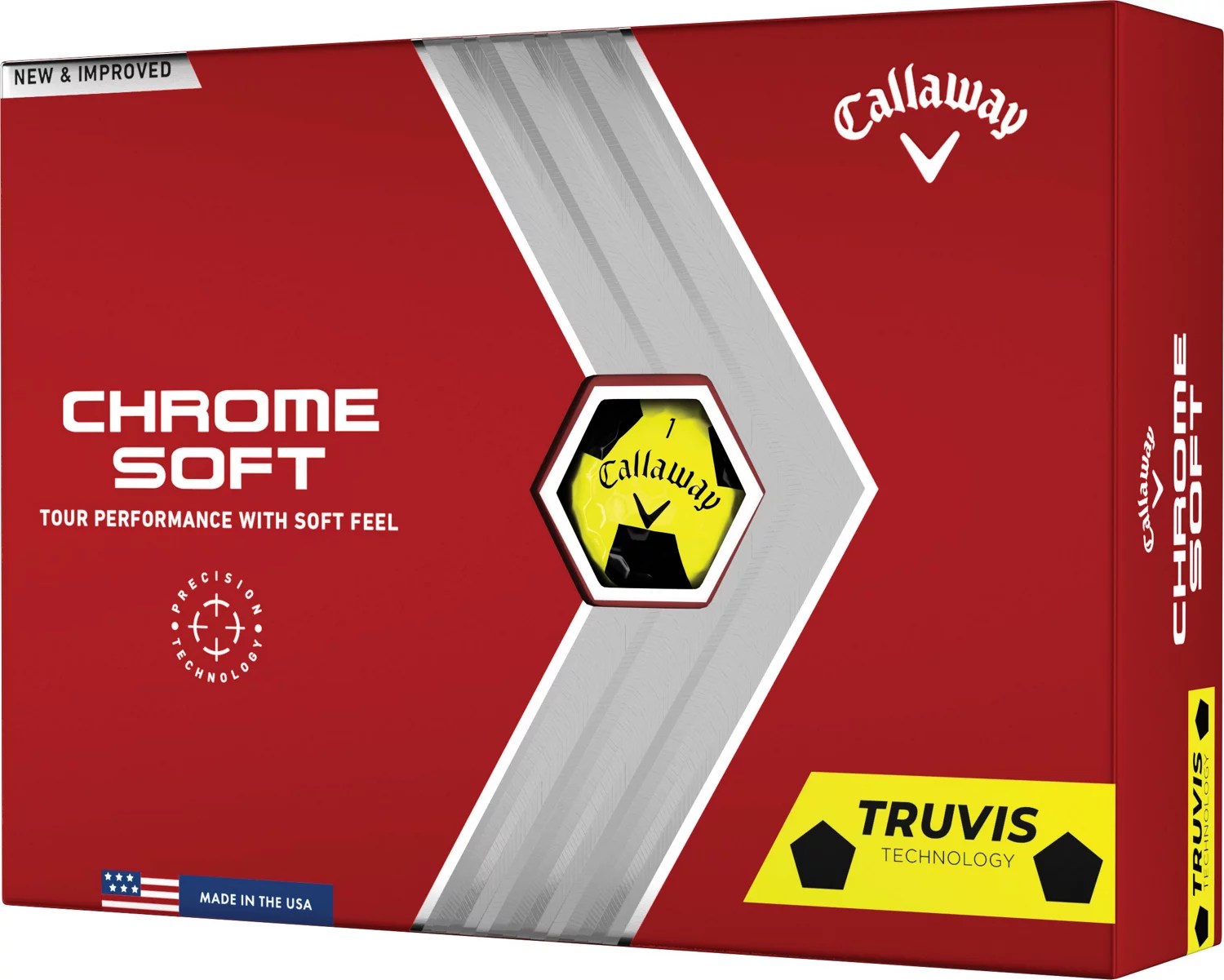 Callaway Chrome Soft Truvis 2022 Golf Balls 12Pack Academy