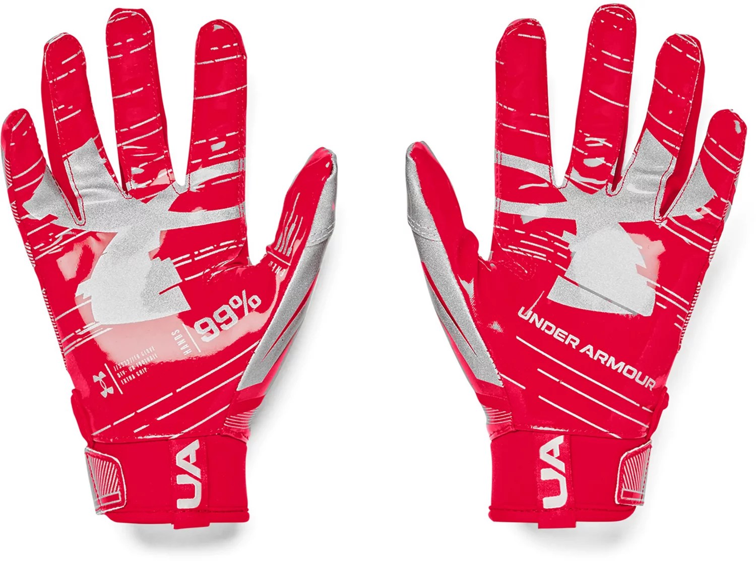 Under Armour Kids' Pee Wee F8 Football Gloves Academy