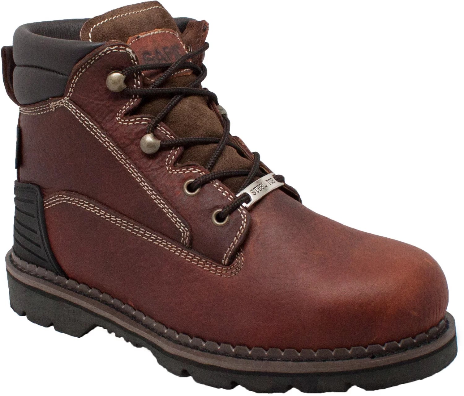AdTec Men's 6 in Lace Up Steel Work Boots Academy