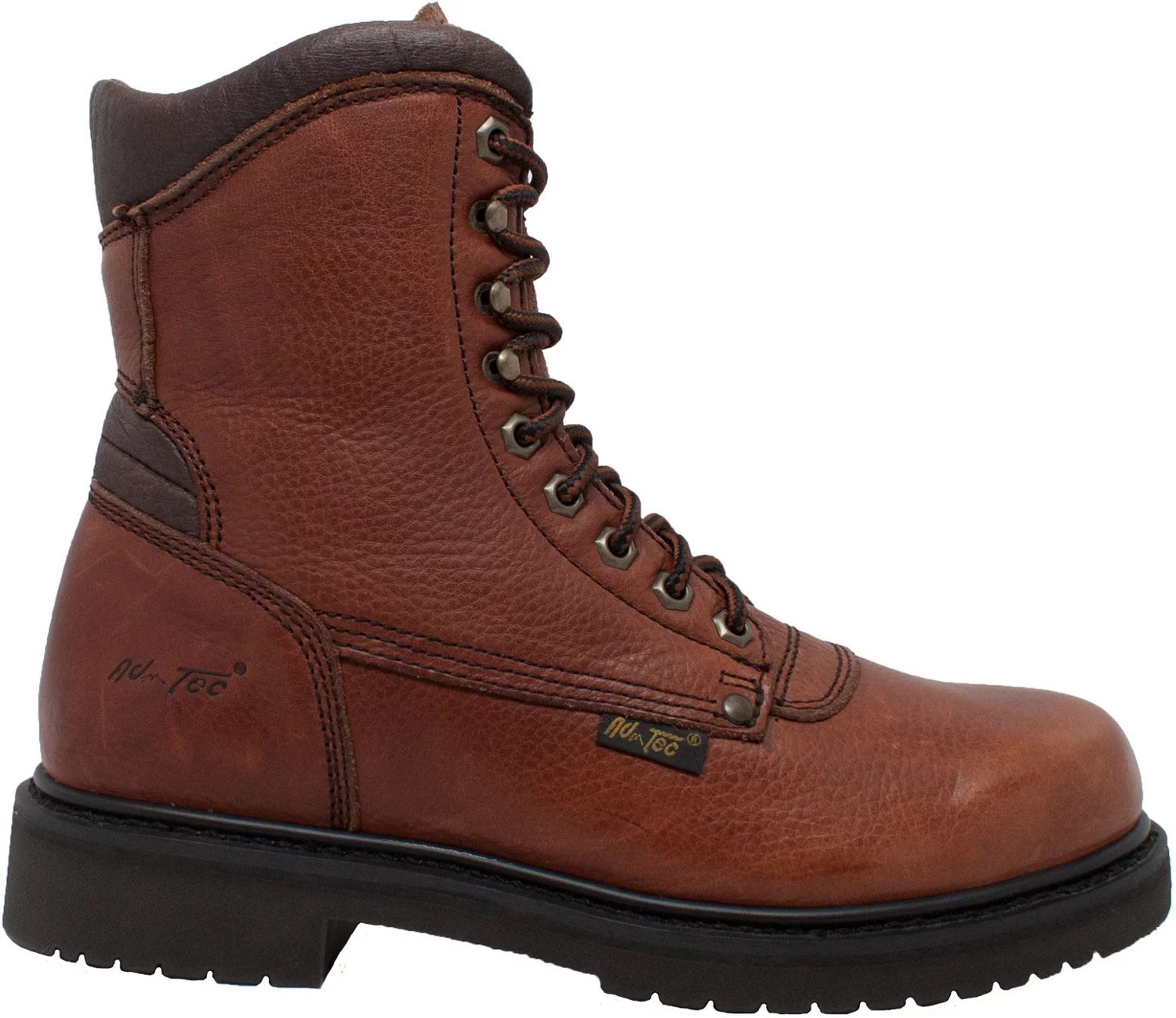 AdTec Men’s 8 in Goodyear Welt FullGrain Work Boots Academy