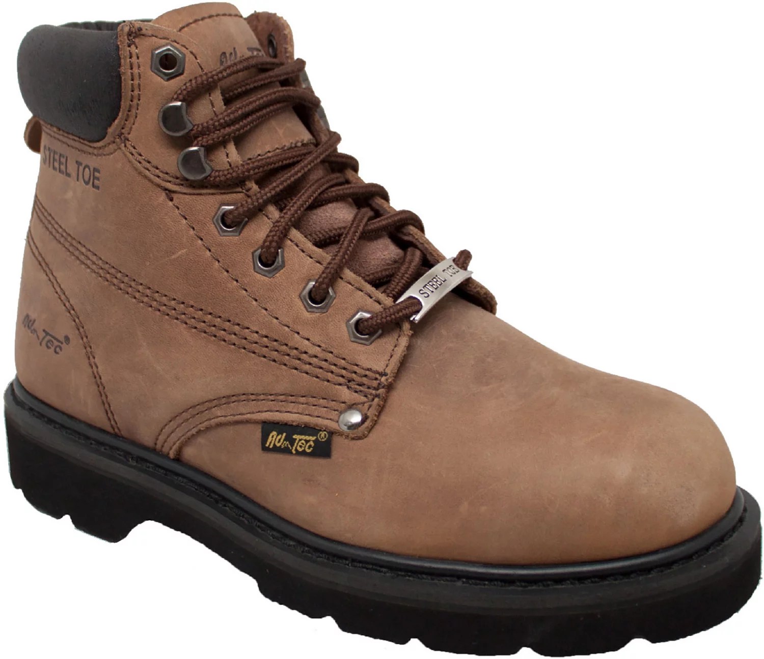 AdTec Men’s 6 in Nubuck Steel Toe Work Boots Academy
